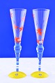 Anne Nilsson 
født 1953, 
designede Clown 
glas i 1992. 
Orrefors glas, 
Sverige. Fine 
festlige ...