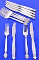 Acanthus Georg 
Jensen silver. 
Flatware 
Acanthus silver 
flat ware 
pattern # 180. 
Dinner set for 
6 ...