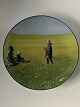 Skagenmalerne´ SamlerserienMichael Ancher 1887Platte nr 11Måler 19 cm Pæn og velholdt stand