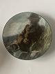 Samlerserien skagenmalerne Platte nr 7P.S Krøyerjæger med hundMåler19 cm caPæn og ...