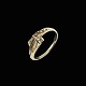 Jens J. 
Aagaard. Ring i 
14k guld med 
brillant 
0.06ct.
Tegnet og 
udført hos Jens 
J. Aagaard 1947 
...