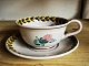 Large ceramic 
morning cup 
with saucer 
from Lars 
Syberg 
ceramics. 
Decorated with 
flowers. The 
cup ...