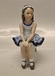 Rare Ballerina on stool 15 cm Royal Copenhagen