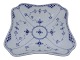 Blue Fluted Halv Lace
Square bowl 21.5 cm.