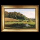 C. F. Aagaard maleriC. F. Aagaard, 1833-95, olie på lærredDansk landskabspartiSigneret og ...