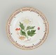 Royal Copenhagen Flora Danica middagstallerken i håndmalet porcelæn med blomster og ...