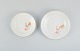 To sjældne art 
deco Meissen 
tallerkener med 
håndmalede ...