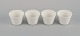 Wilhelm Kåge 
for 
Gustavsberg. 
Four flower pot 
covers in 
porcelain. 
Swedish design, 
...