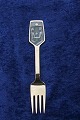 Michelsen Christmas fork 1973 of Danish gilt 
sterling silver