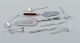 A collection of 
9 pieces of 
various plated 
silver.
Among other 
things, cake 
spatulas, food 
...