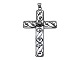 Stort vedhæng i sølv, kors fra 1950-1960.Stemplet "830S".Vedhænget måler 6,5 x 4,5 ...