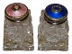 Norway
Salt- and pepper shaker with sterling silver and 
enamel