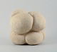 Christina Muff, dansk samtidskeramiker (f. 1971).Large, unglazed unique vessel. Large bulging ...