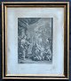 La Piscine. Kobberstik efter maleri af L. Giordano, stukket af L. Delignon, 18. årh. Frankrig. ...