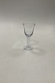 "Hvid Klokke" 
Portvinsglas 
Holmegaard. 
13.7 cm H. 
Design Ole 
Winther 1974.