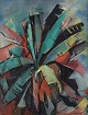Svensk 
kunstner.
Abstrakt 
komposition.
Olie på 
lærred.
Utydeligt 
signeret. 
Dateret 1958.
I ...