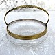 Glas sukkerskål 
med metal hank, 
11cm i 
diameter, 3,5cm 
høj *Pæn stand*