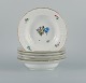 Royal 
Copenhagen 
Saksisk Blomst. 
Seks dybe 
tallerkener i 
...