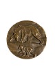 Grønlandsmedalje i bronze udgivet af Ander Nyborg, 
Nordisk Kunstmedalje den 1/4 1975