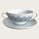 Rosenthal, Blå 
Lotus, Bouillon 
sæt, 12cm i 
diameter, 6cm 
høj, Design 
Bjørn Wiinblad 
*Perfekt stand*