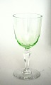 Holmegaard 
glasværk 
1900-30, 
Pfeiffer Glas.
Rhinskvin, 
hvidvin neon 
eller urangrøn 
kumme. Højde 
...