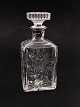 Krystal whisky karaffel 22 cm. med 830 sølv montering emne nr. 524691