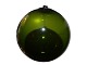 Kastrup Holmegaard mørkegrøn kugle med øksen til ophæng eller til at komme i toppen af en vase ...