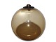 Kastrup Holmegaard grå kugle med øksen til ophæng eller til at komme i toppen af en vase som en ...