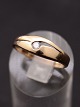 8 karat guld ring størrelse 58 med klar sten fra Guld Design Horsens emne nr. 525255