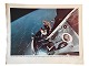 Originalt NASA farveoffsetfotografi fra Apollo 9-missionen i marts 1969, der var en forberedelse ...