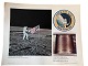 Originalt NASA farveoffsetfotografi fra Apollo 12 månelandingen i november 1969. Billedet viser ...