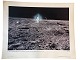 Originalt NASA farveoffsetfotografi fra Apollo 12 månelandingen i november 1969. På billedet ses ...