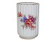 Miniature Lyngby vase med blomster og guldkant fra 1950-1960.1. sortering.Højde 6,0 ...