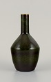 Carl Harry 
Ståhlane 
(1920-1990) for 
Rörstrand, vase 
in dark green 
and black 
glaze.
Approx. ...