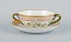 Royal Copenhagen Flora Danica boullion cup with saucer in hand-painted porcelain 
with branch-shaped handles, flowers and gold decoration. 
PROVENANCE : VALDEMARS CASTLE