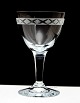 Ejby glas, Holmegaard glasværk 1937-1990, designer Jacob Bang.Hvidvin (klar kumme). Højde 12 ...