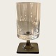 Rosenthal glas, 
Berlin, Klar 
med røgfarvet 
fod, Portvin, 
9,5cm høj, 
4,5cm i 
diameter, 
Design ...