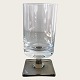 Rosenthal glas, 
Berlin, 
Hvidvin, Klar 
med røgfarvet 
fod, 17cm høj, 
6cm i diameter, 
Design Georg 
...