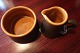Cream jug and 
sugar basin, 
pottery made by 
Hildegon, the 
well known 
potter from the 
island Als ...