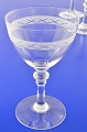 Brattingborg 
Holmegaard 
glass, Designed 
by Jacob E Bang 
in 1930-1960.
Claret, height 
14 cm. 5 ...