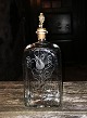 Svensk 
kantineflaske 
karaffel i glas 
ca. 1900