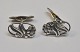 Paar 
Manschettenknöpfe 
in Silber, Hans 
Jensen & Co, 
...