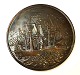 Kopi af medaljen, Slaget ved Køge bugt 1. Juli 1677. Diameter 12,8 cm. Medaljen er stemplet i ...