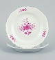 Meissen, 
Tyskland, Pink 
Indian, et sæt 
på to 
tallerkner.