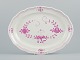 Meissen, 
Tyskland, Pink 
Indian, ovalt 
fad.