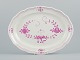 Meissen, 
Tyskland, Pink 
Indian, ovalt 
serveringsfad.
Ca. 1900.
Stemplet.
Tredje 
sortering.
I ...