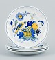 Copeland Spode, 
England, 
Bluebird.
Fire 
frokosttallerkner.

Midt 
1900-tallet.
I perfekt ...