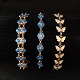 Volmer Bahner; 
Child bracelet 
in sterling 
silver set with 
enamel. 
Stamed "V.B. 
Sterling ...