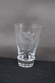 Frimurer glas 
eller Loge 
glas, Ølglas 
dekoreret med 
slebne 
symboler, på 
kantsleben fod 
til St. ...