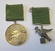 Par sølv medaljer, Det broderlige Skydeselskab, Aalborg 1431 - 1931.